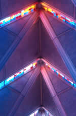The Ceiling of the Church at the Air Force Academy