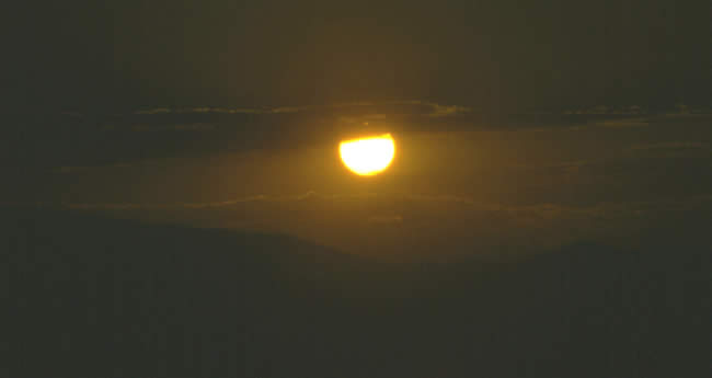 Sunset over Comanche Peak Camp
