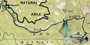 Topo map of our Day 4 hike.